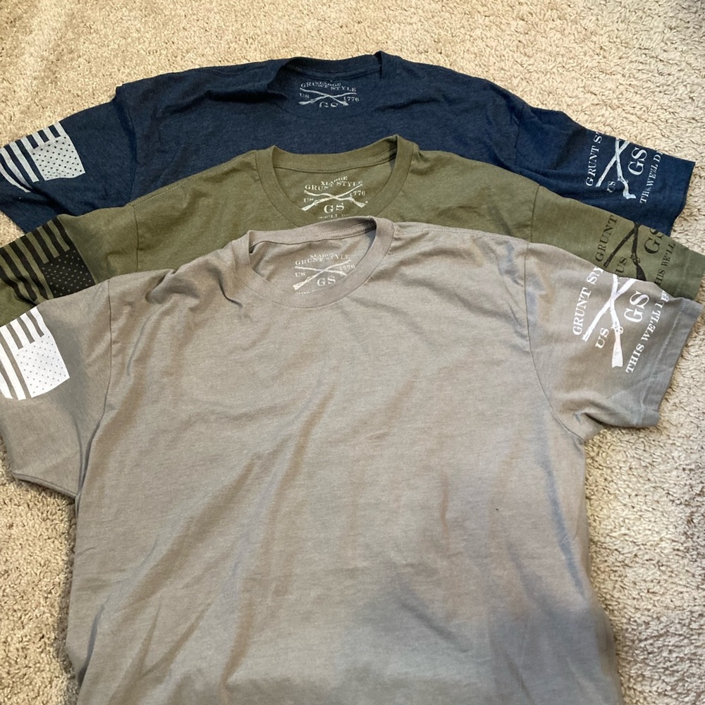Lot of 3 Grunt Style shirts sz XL